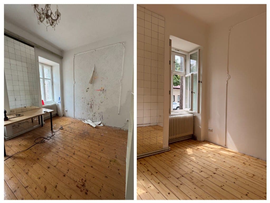 Wohnungssanierung Wien Vorher Nachher Malerarbeiten